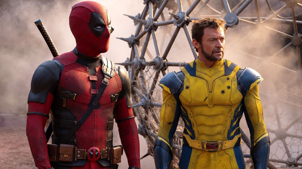 Ryan Reynolds as Deadpool / Wade Wilson and Hugh Jackman as Wolverine / Logan in Shawn Levy's 'Deadpool & Wolverine.'